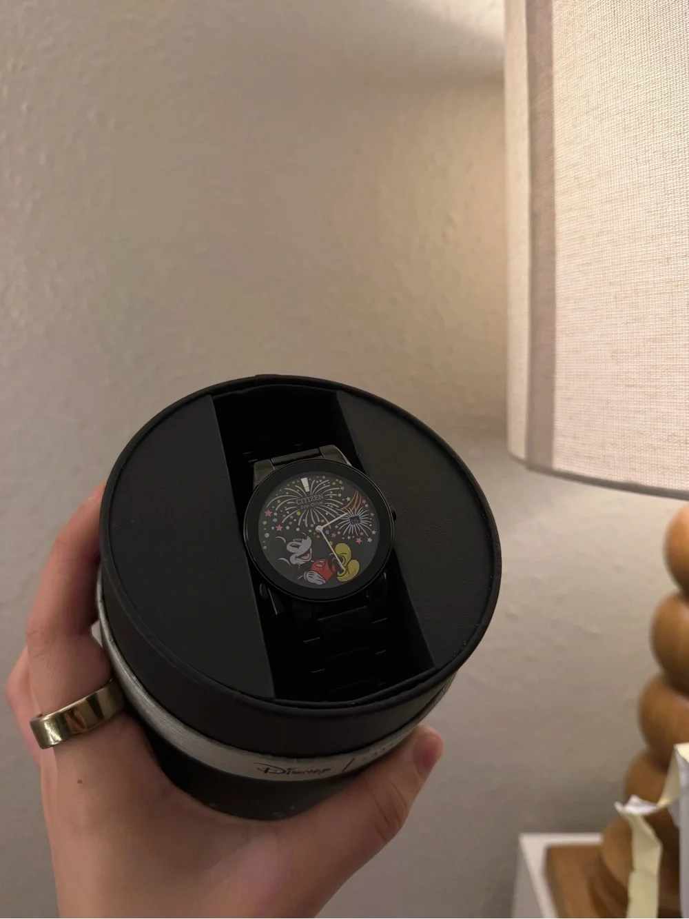 Citizen Black Mickey Mouse Fireworks Dial Watch
